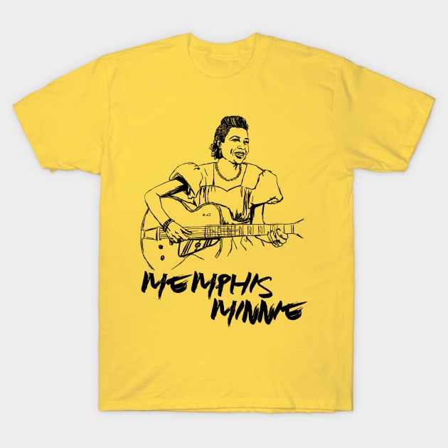 Memphis Minnie T-Shirt by Erena Samohai